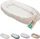 Ullenboom Kuschelnest Waffelpique Floral sand (C-5595-WM-FS)
