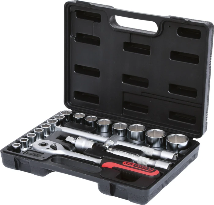 KS Tools Steckschlüsselsatz inkl. Koffer, 20-tlg. (911.0620)