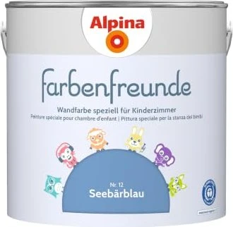 Alpina Farben Farbenfreunde Nr. 12 innen seebärblau, 2.5l