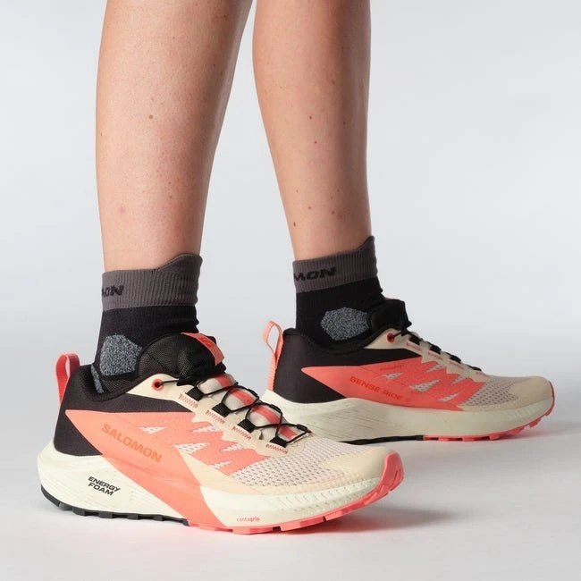 Salomon Sense Ride 5 tender peach/fusion coral/black (Damen)