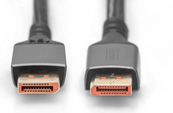 Digitus 16K DisplayPort Connection Cable DisplayPort 2.1 Kabel DP80 schwarz, 1m