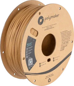 Polymaker PolyLite LW-PLA, Wood, Spule, 1.75mm, 800g