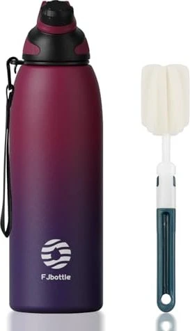 FJbottle Magnetische Isolierflasche 1.5l rot/violett