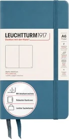 Leuchtturm1917 Pocket Notizbuch, A6, glatt, Hardcover, stone blue, 93 Blatt