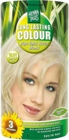 Henna Plus Long Lasting Colour Haarfarbe 10.01 Silver Blond, 100ml