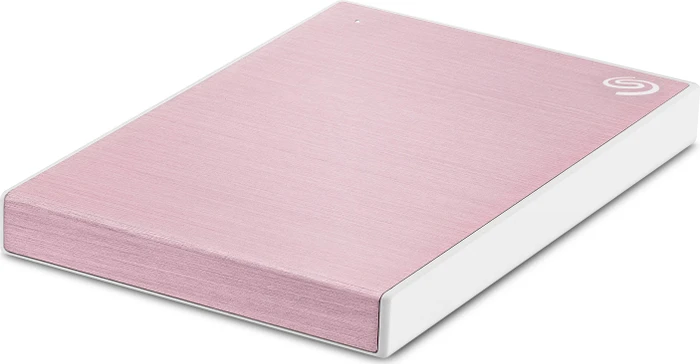 Seagate Backup Plus Slim Portable rose, rosa/grau, 2TB, USB 3.0 Micro-B