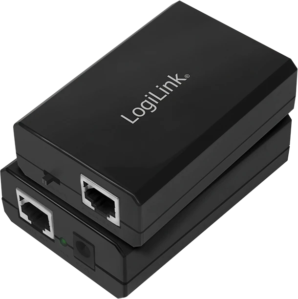 LogiLink Gigabit PoE-Splitter, 2x RJ-45, PoE+ PD