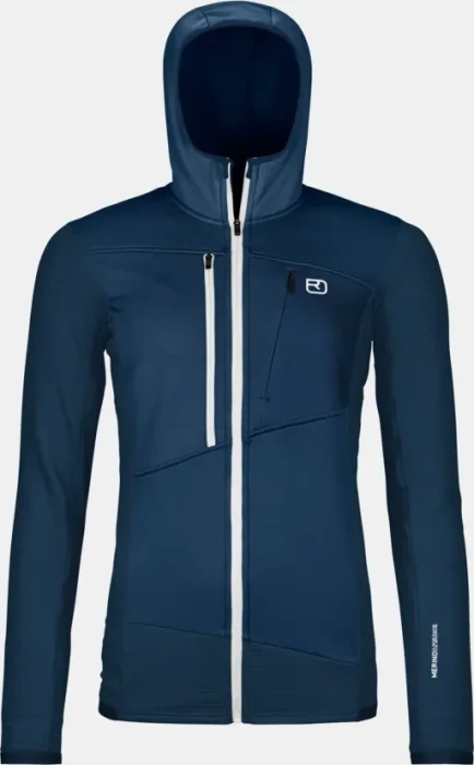 Ortovox Fleece Grid Hoody Funktionsjacke deep ocean (Damen)