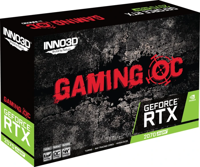 INNO3D GeForce RTX 2070 SUPER Gaming OC X3, 8GB GDDR6, HDMI, 3x DP