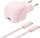Belkin BoostCharge USB-C-Ladegerät + USB-C/USB-C-Kabel (30W) rosa (WCA008kq2MPK-B6)