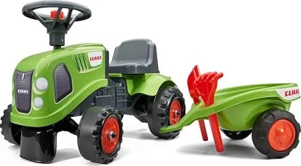 Falk-Toys Claas mit Anhänger