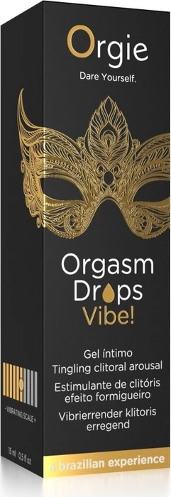 Orgie Orgasm Drops Vibe! Klitoris-Tropfen Stimulationsgel, 15ml