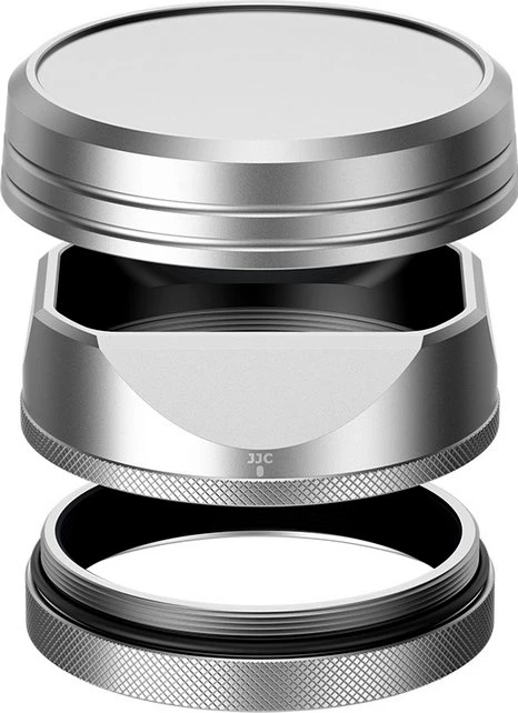 JJC LH-XVI Gegenlichtblende für Fujifilm X100VI silber