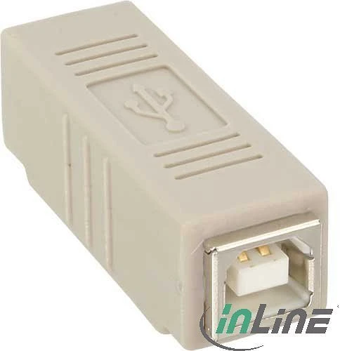 InLine USB 2.0 Adapter, Buchse B auf Buchse B