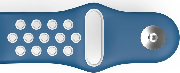 Hama Ersatzarmband Sport für Fitbit Charge 3/4 blau/grau