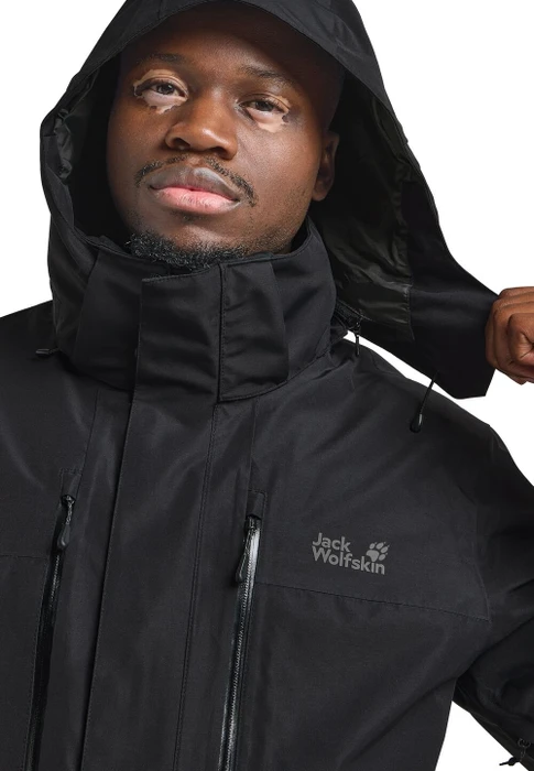 Jack Wolfskin Jasper 2L Funktionsjacke schwarz (Herren)