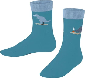 Falke Dinosaurs Socken petrol (Junior)