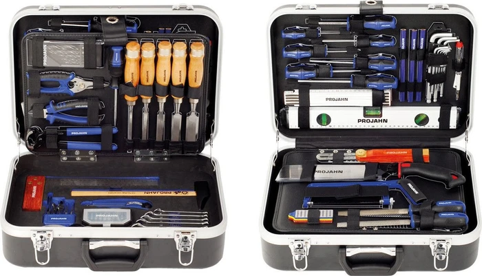 Projahn Schreiner Proficraft Handwerkzeugset inkl. Koffer, 96-tlg. (8684)