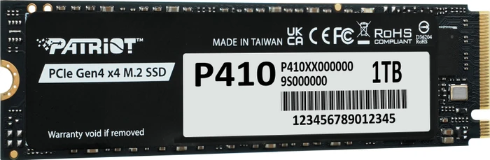 Patriot P410 1TB, M.2 2280 / M-Key / PCIe 4.0 x4