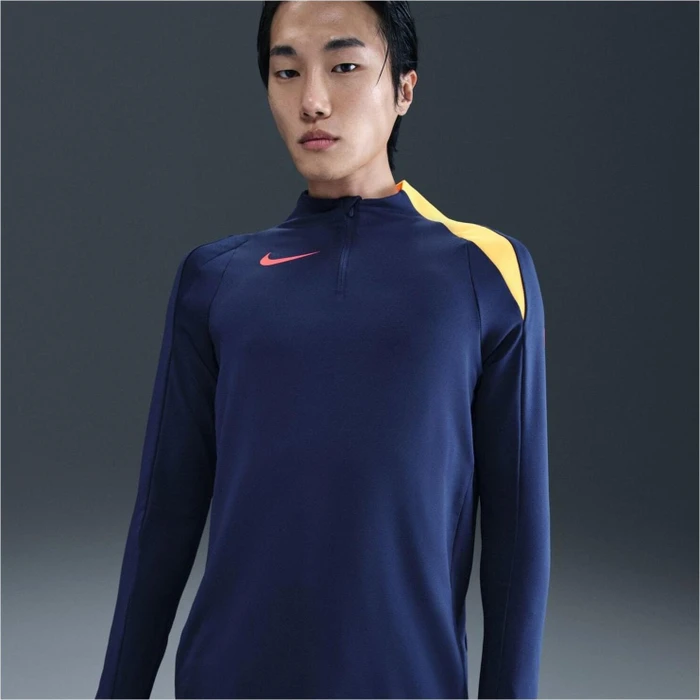 Nike Dri-FIT Strike Funktionsshirt langarm blue void/laser orange/bright crimson (Herren)