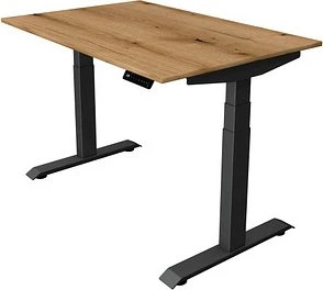 Kerkmann Move 4 elektrisch höhenverstellbarer Sitz-Steh-Schreibtisch 120x80cm Eiche/anthrazit