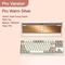 Wobkey Crush 80 Reboot Pro, Warm Silver, LEDs RGB, Kailh Cocoa, USB/Bluetooth, US Vorschaubild