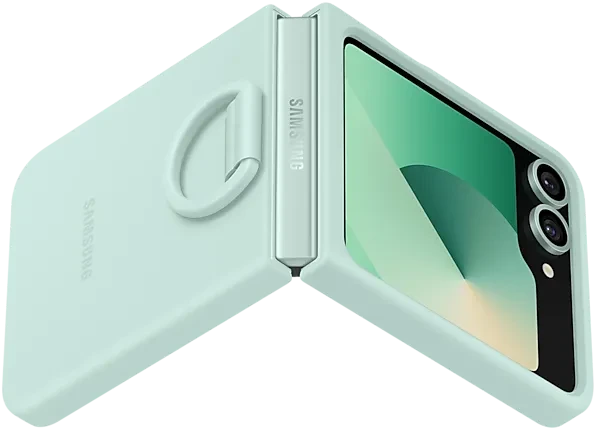 Samsung Silicone Case für Galaxy Z Flip7 FE/Flip6 Mint