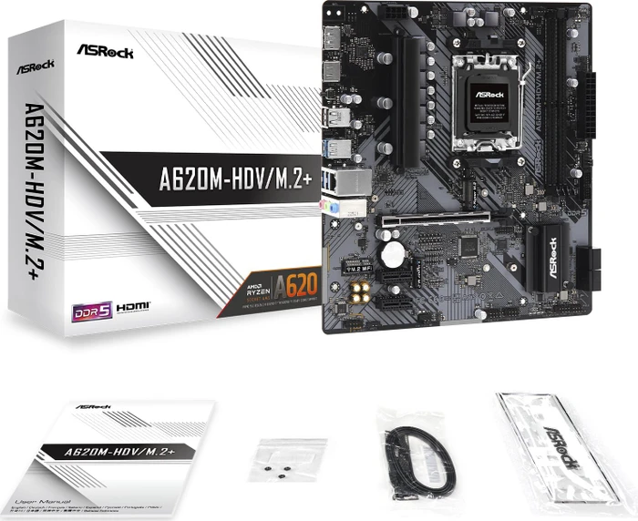 ASRock A620M-HDV/M.2+ (AMD AM5)