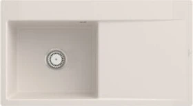 Villeroy & Boch Subway Style 50 flat Einbau Becken links crema