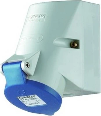 Mennekes Wandsteckdose TwinCONTACT 16A 3P 6h 230V IP44
