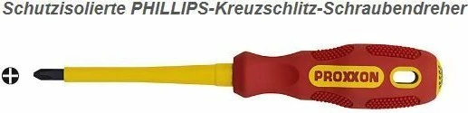 Proxxon Flex-Dot VDE Kreuzschlitz Schraubendreher, PH2x100mm
