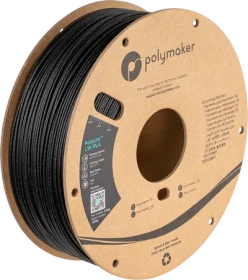 Polymaker PolyLite LW-PLA, schwarz, Spule, 1.75mm, 800g