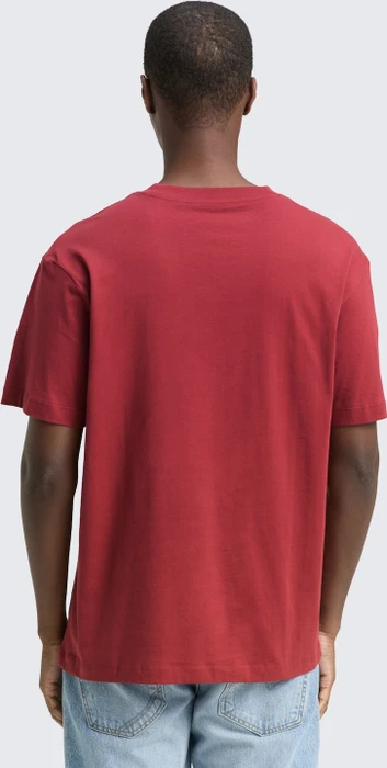 Tom Tailor Relaxed Fit aus Baumwolle T-Shirt kurzarm burnt russet (Herren)