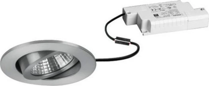 Brumberg SEVEN-R LED Einbauleuchte 3000K rund alu matt