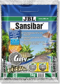 JBL Sansibar GREY Bodengrund für Süßwasser und Meerwasser-Aquarien, 5kg