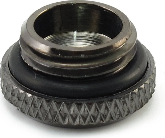 XSPC Verschlussstopfen G1/4" V2 Black Chrome, schwarz verchromt, 10er-Pack