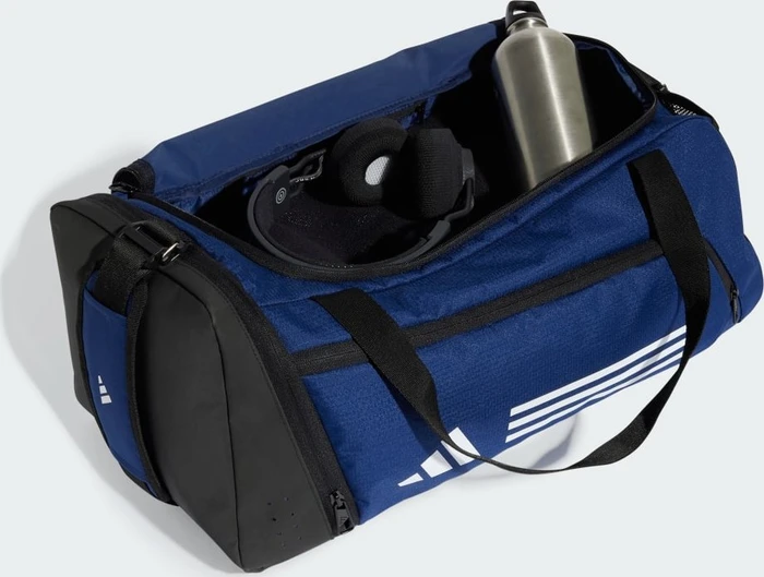 adidas Essentials 3-Streifen 30l Duffelbag Sporttasche dark blue/white