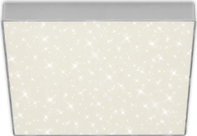 Briloner Flame Star Sternenhimmel LED Deckenleuchte 21W 28.7cm silber