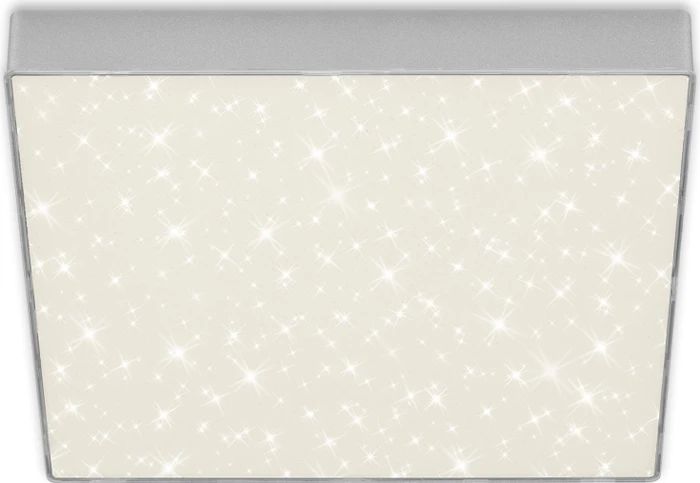 Briloner Flame Star Sternenhimmel LED Deckenleuchte 21W 28.7cm silber