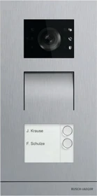 Busch-Jaeger Busch-Welcome IP Außenstation Video 2-fach, edelstahl, Außenstation