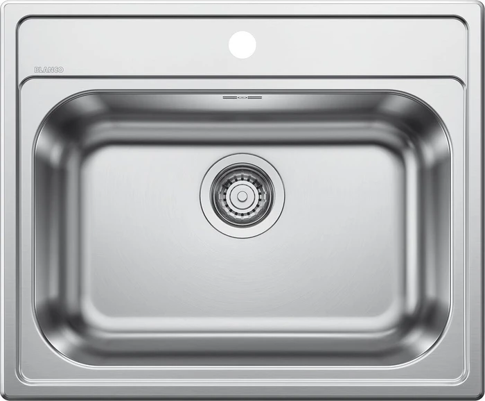 Blanco Blancodana 6 Einbau Becken mittig edelstahl
