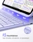 Inateck Superleicht Tastatur Hülle für iPad Air 6 11"/iPad Air 5/iPad 10/iPad Pro 11", violett, DE Vorschaubild
