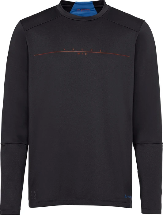 Vaude Qimsa Trikot langarm black uni (Herren)