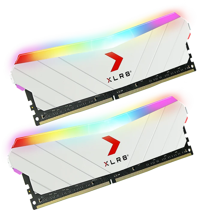 PNY XLR8 Gaming Epic-X RGB White Edition UDIMM 16GB Kit, DDR4-3600, CL18