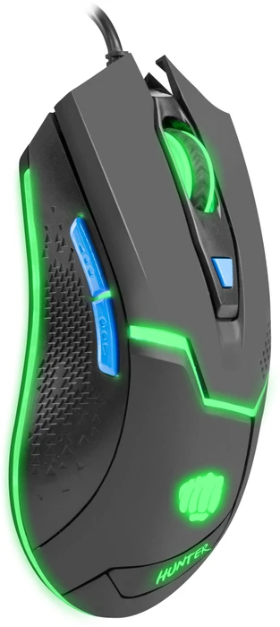 Natec Fury Hunter 2.0 Gaming Mouse schwarz/blau, USB