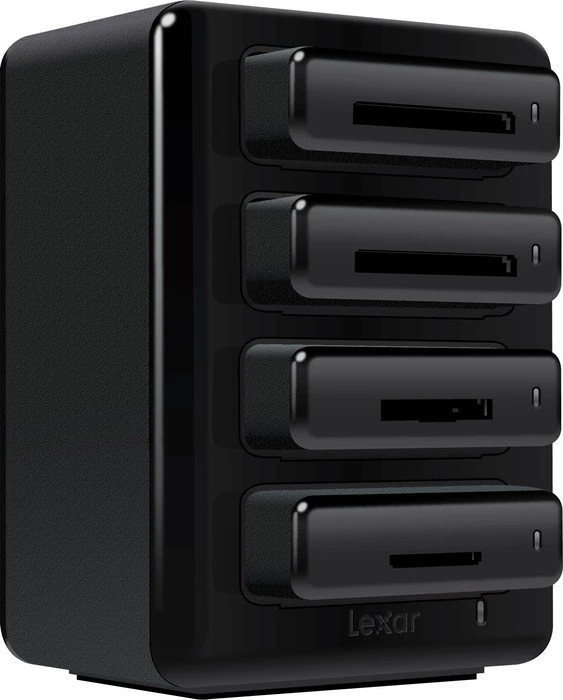 Lexar Professional Workflow Hub (HR1), USB-Hub, 4x USB-B 3.0, USB-B 3.0 [Buchse]
