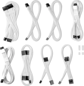 CableMod C-Series Pro ModMesh 12V-2x6 Cable Kit, Dual StealthSense, Corsair Type 4, weiß