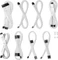 CableMod C-Series Pro ModMesh 12V-2x6 Cable Kit, Dual StealthSense, Corsair Type 4, weiß Vorschaubild