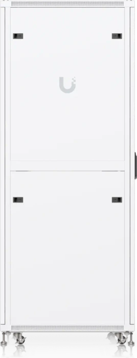 Ubiquiti 42U Rack Cabinet, 19" Rackschrank 42HE, mit Rollen, Glastür, weiß, 800mm tief