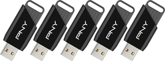 PNY Attaché X 32GB, USB-A, USB 3.2 Gen 1×1, 5er-Pack